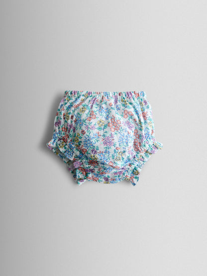 JoJo Maman Bébé Lilac Ditsy Floral Sailor Baby Dress and Headband Set image 4