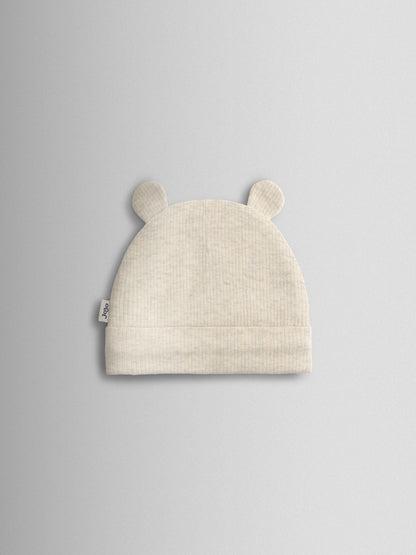 JoJo Maman Bébé Natural 3-Pack Bear Hat image 3
