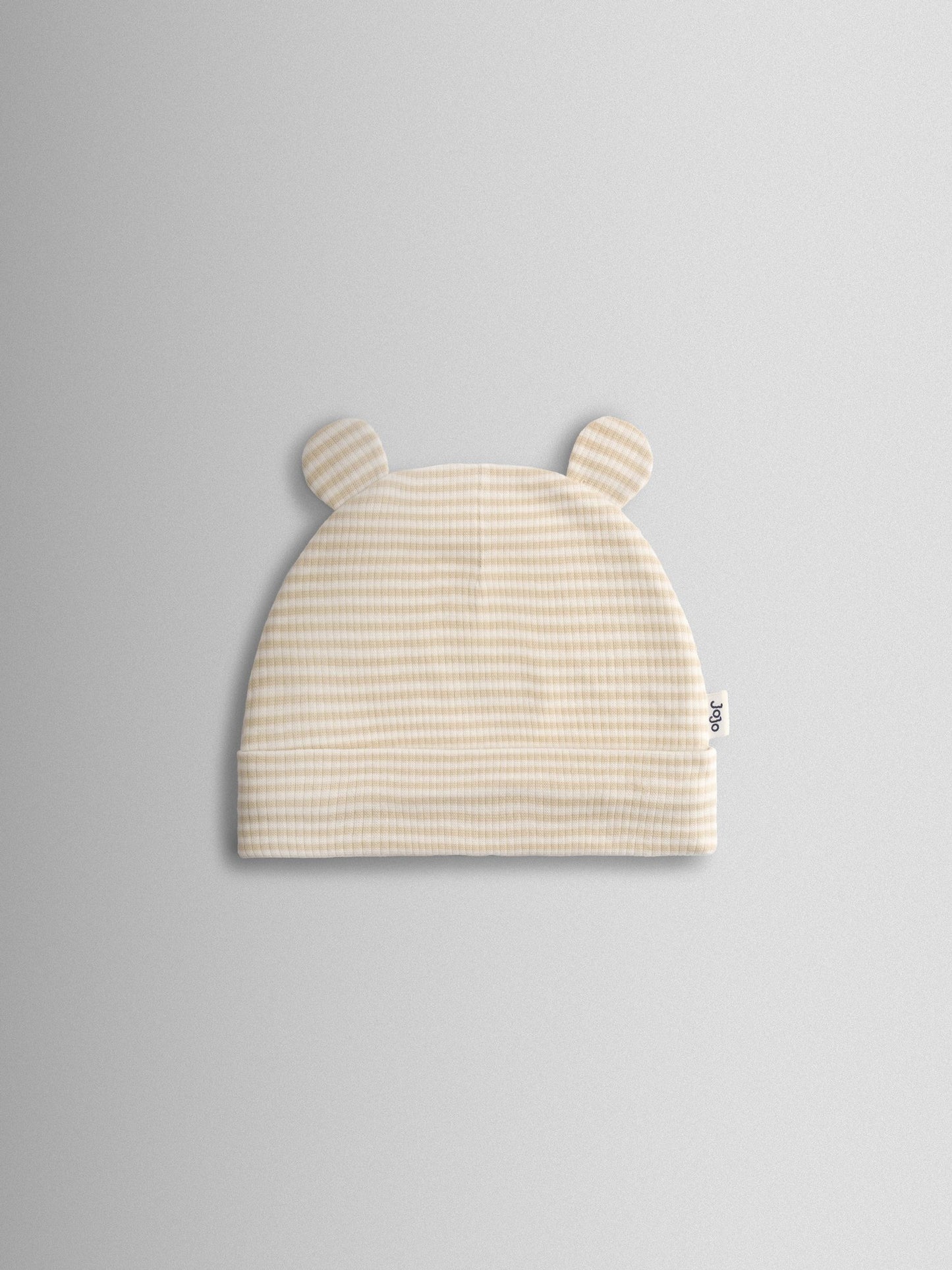 JoJo Maman Bébé Natural 3-Pack Bear Hat image 4