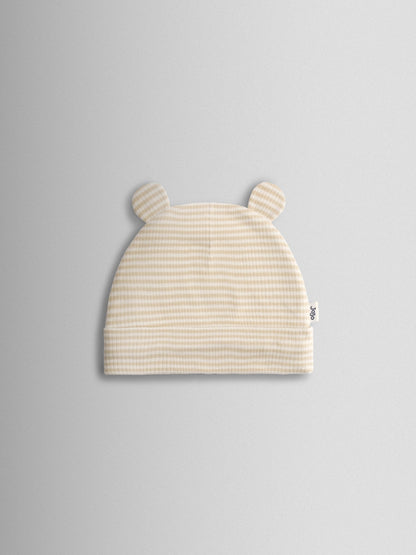 JoJo Maman Bébé Natural 3-Pack Bear Hat image 4