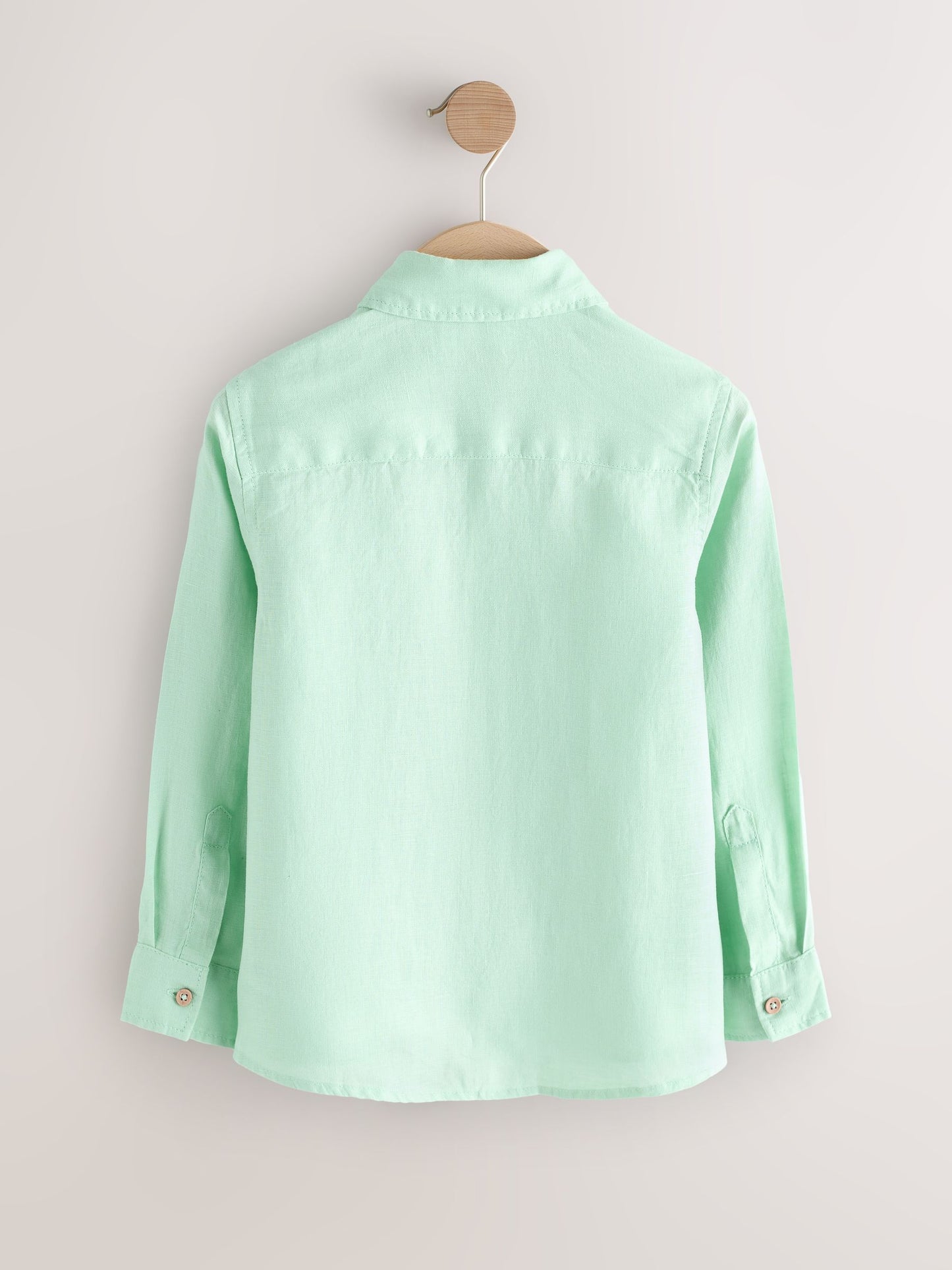Dsiney Kidz - Light Green Long Sleeve Linen Shirt (3-16yrs) image 2