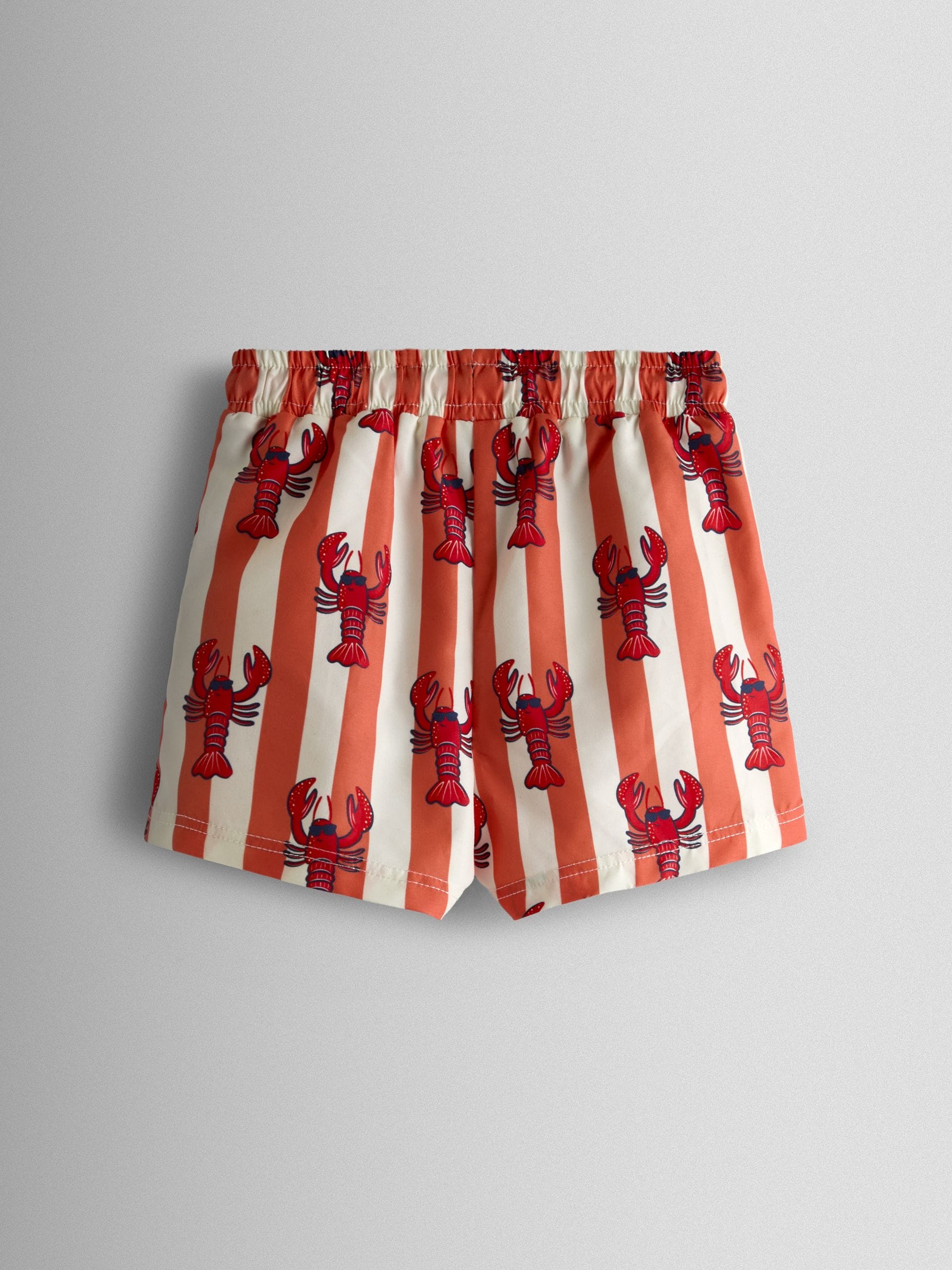 JoJo Maman Bébé Red Lobster Appliqué Sunsafe Rash Vest Set image 6
