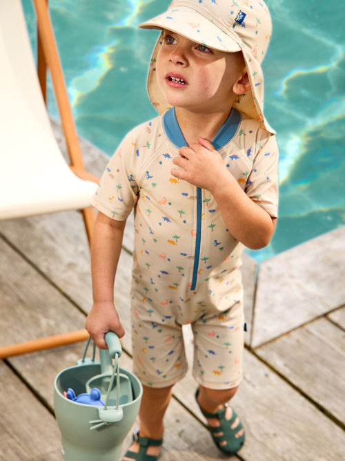 JoJo Maman Bébé Stone Dino UV Sunsafe Suit image 1