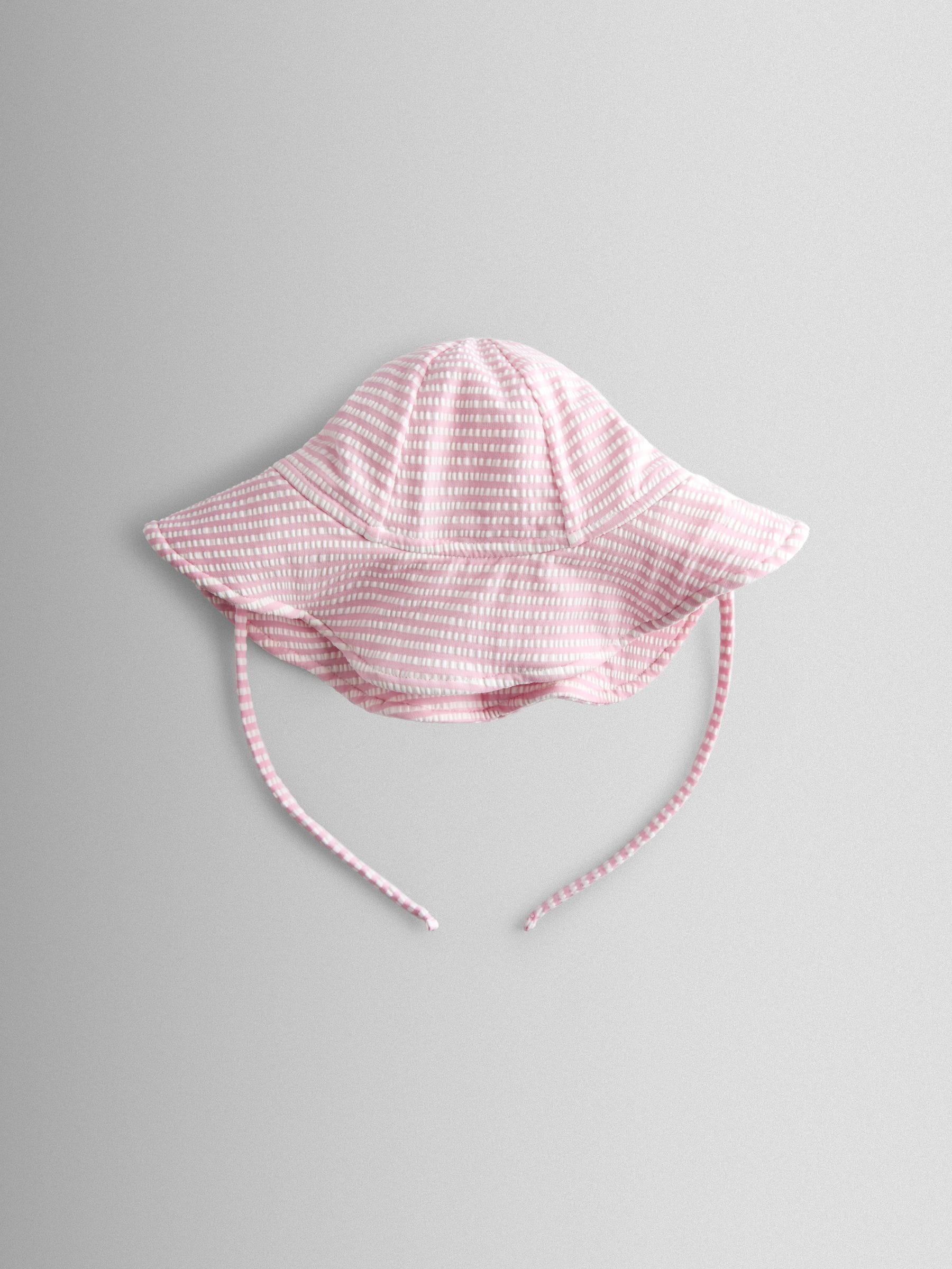 JoJo Maman Bébé Pink Floppy Sun Hat image 2