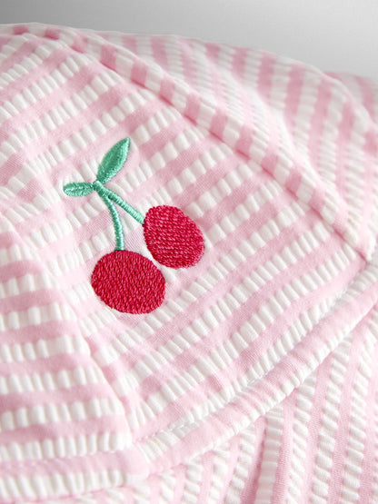 JoJo Maman Bébé Pink Floppy Sun Hat image 3