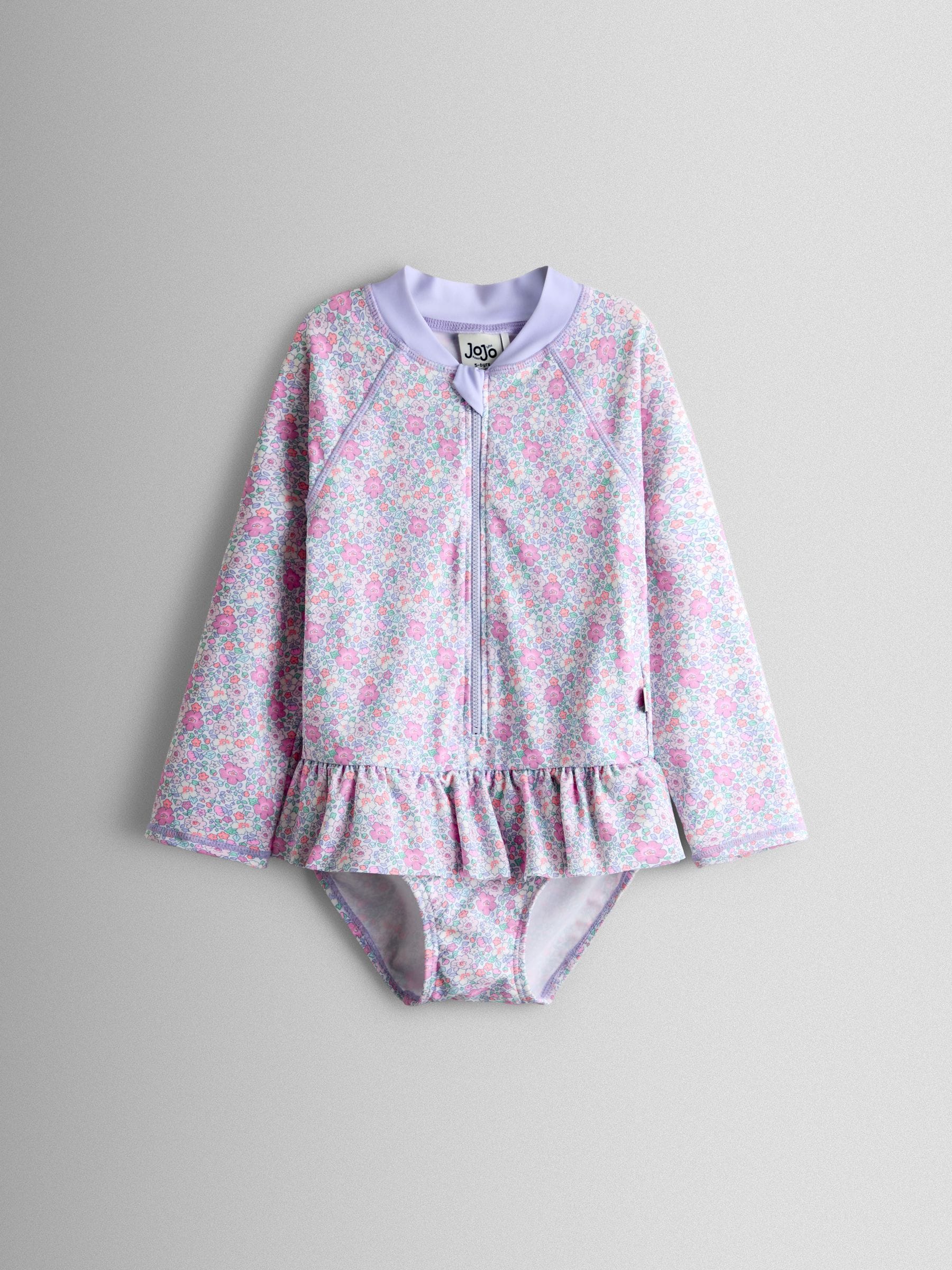 JoJo Maman Bébé Pink UV Sunsafe Suit image 1