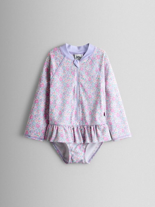 JoJo Maman Bébé Pink UV Sunsafe Suit image 1