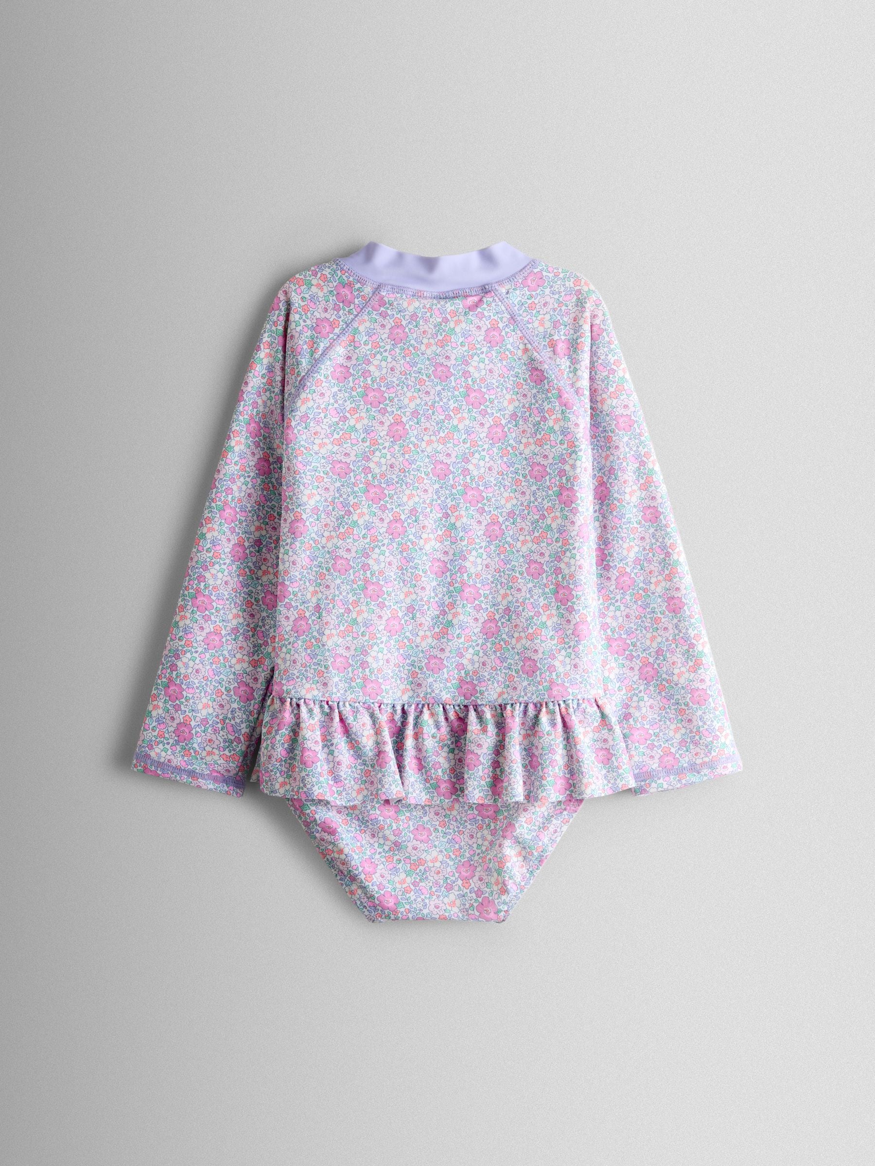 JoJo Maman Bébé Pink UV Sunsafe Suit image 2