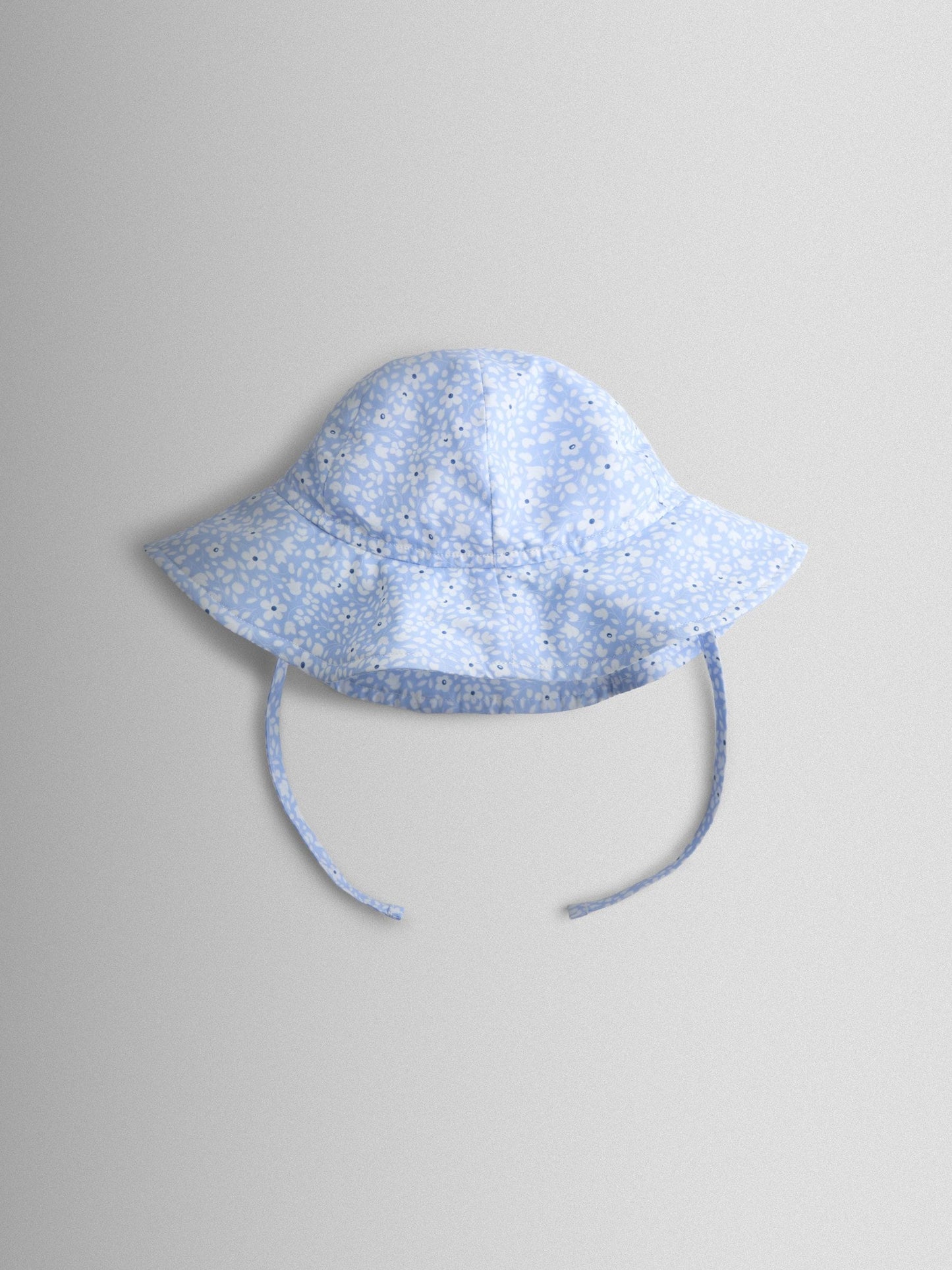 JoJo Maman Bébé Blue Ditsy Floppy Swim Hat image 3
