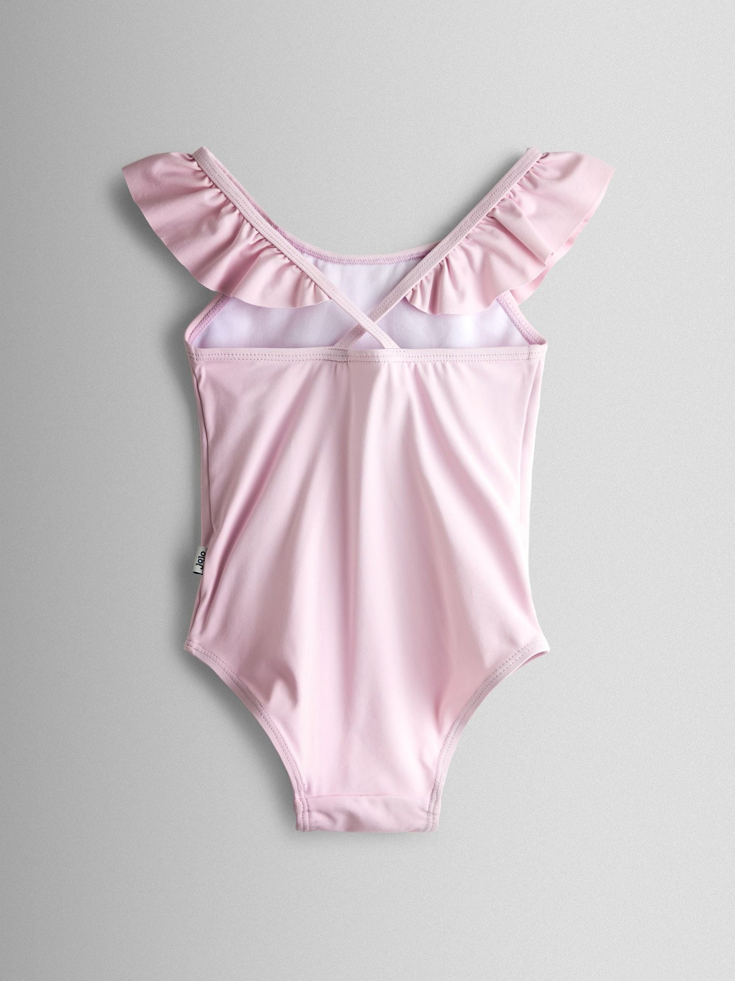 JoJo Maman Bébé Pink 2 Pack Strawberry Stripe Swimsuit image 4