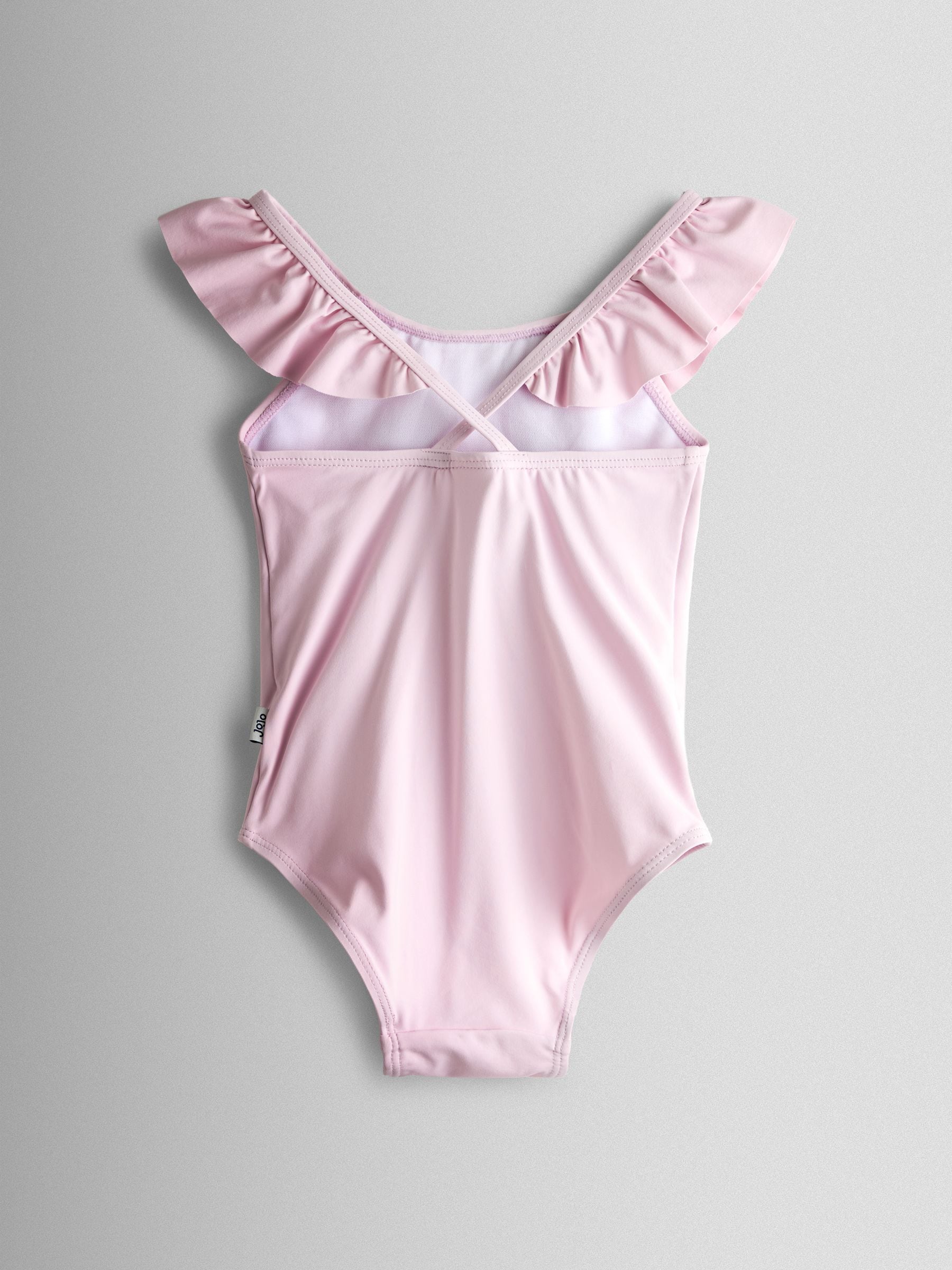 JoJo Maman Bébé Pink 2 Pack Strawberry Stripe Swimsuit image 4