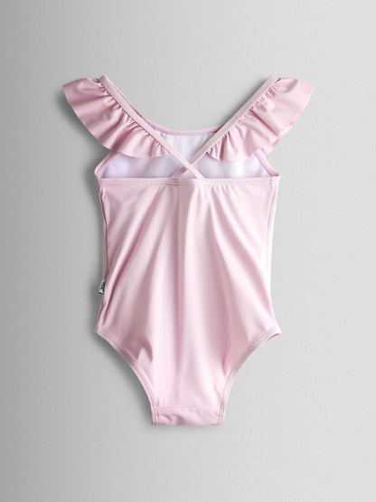 JoJo Maman Bébé Pink 2 Pack Strawberry Stripe Swimsuit image 4