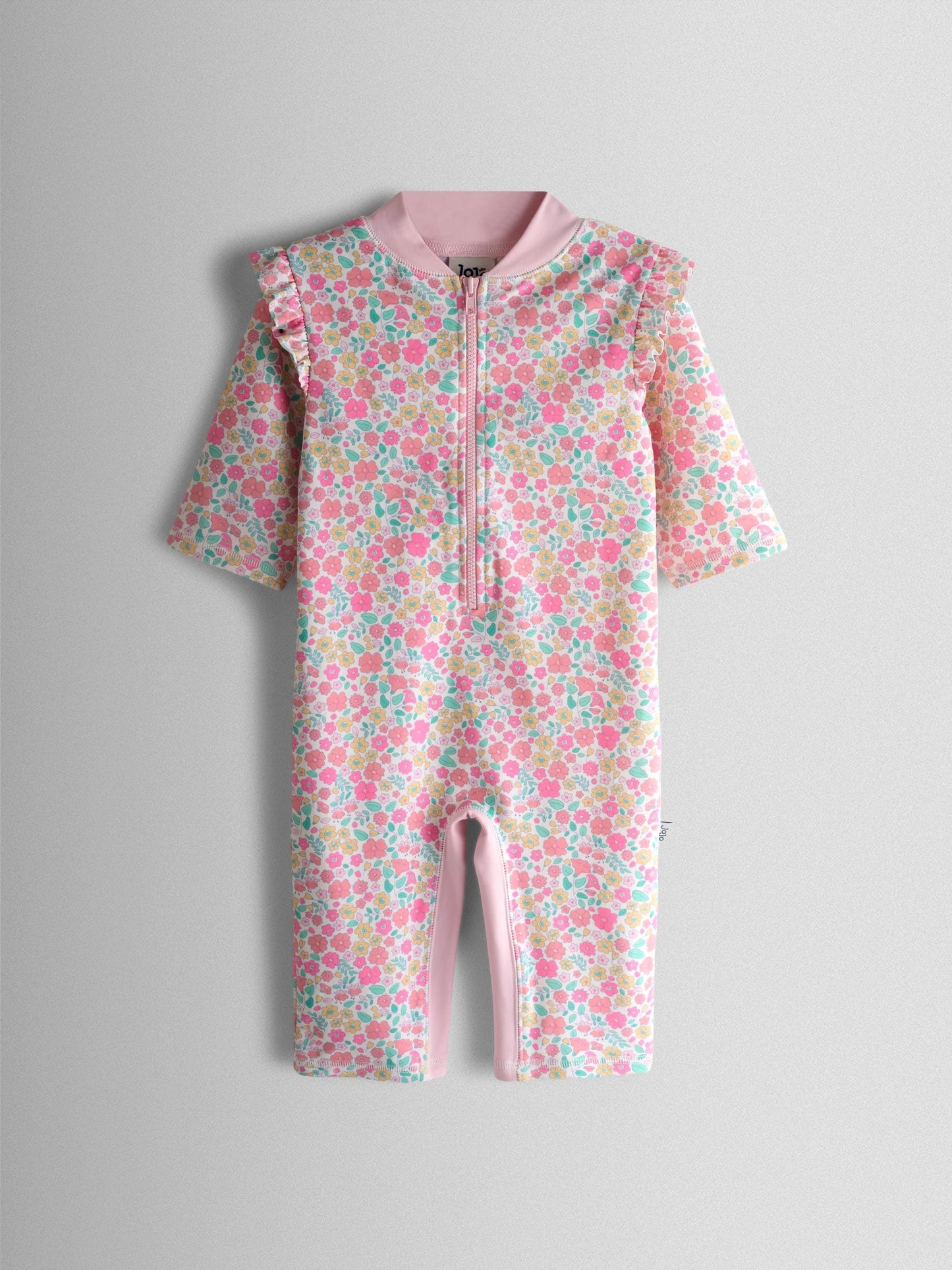 Dsiney Kidz - JoJo Maman Bébé Pink Ditsy Floral UV Sunsafe Suit image 2