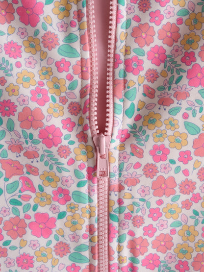 Dsiney Kidz - JoJo Maman Bébé Pink Ditsy Floral UV Sunsafe Suit image 5