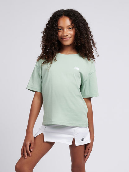 Dsiney Kidz - New Balance Green Logo 100% Cotton Short Sleeve T-Shirt image 2