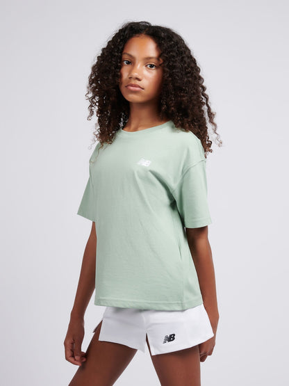 Dsiney Kidz - New Balance Green Logo 100% Cotton Short Sleeve T-Shirt image 3