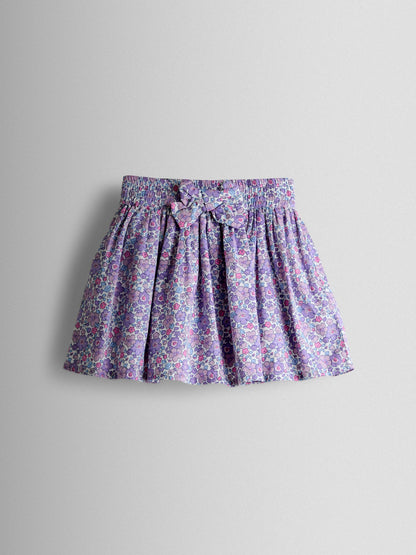 JoJo Maman Bébé Light Pink Floral Collared T-Shirt & Skirt Set image 5