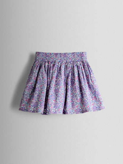 JoJo Maman Bébé Light Pink Floral Collared T-Shirt & Skirt Set image 6