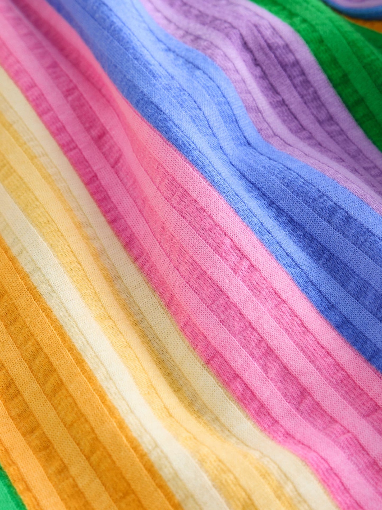 Pink Rainbow Stripe Wide Leg Trousers (3mths-7yrs) image 7