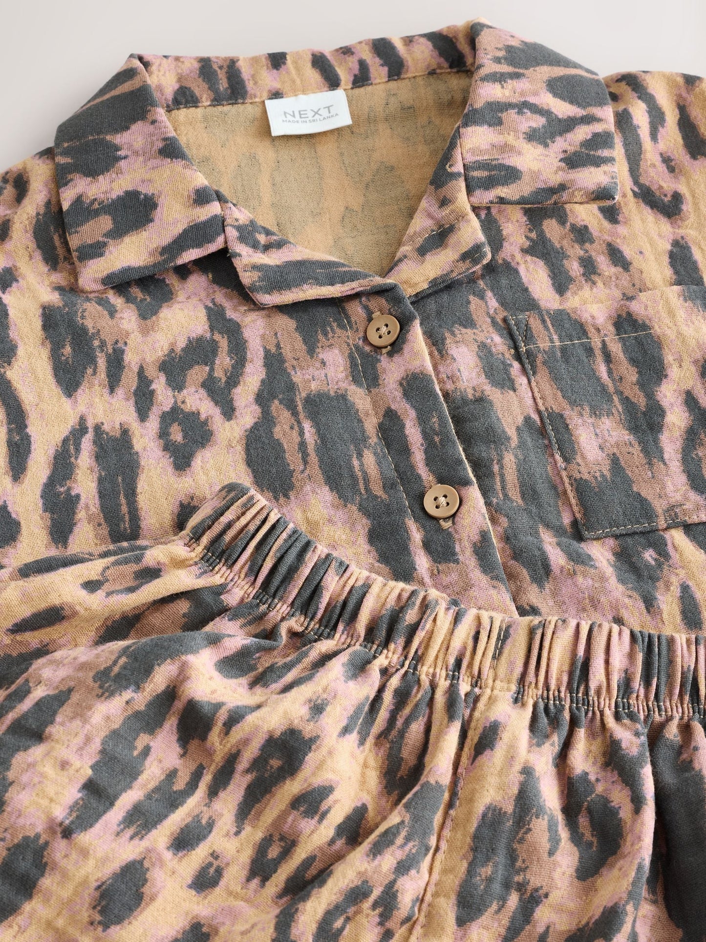 Animal Print Shirt And Short Co-Ord Set (3mths-10yrs) image 9