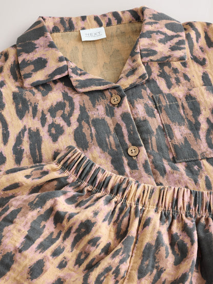 Animal Print Shirt And Short Co-Ord Set (3mths-10yrs) image 9