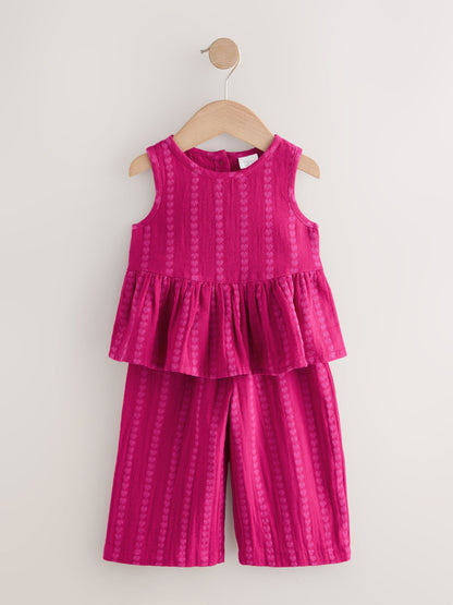Berry Pink Top And Trousers Set (3mths-8yrs) image 4