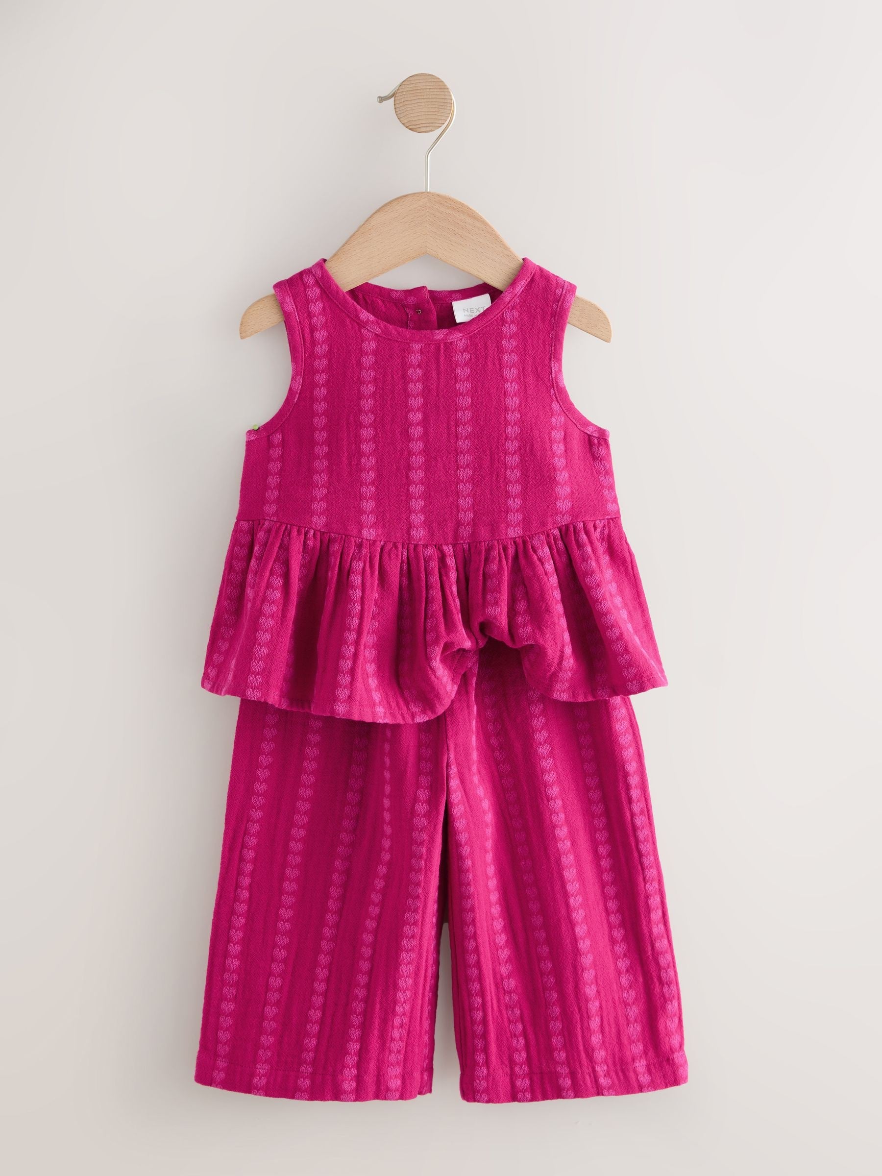 Berry Pink Top And Trousers Set (3mths-8yrs) image 5
