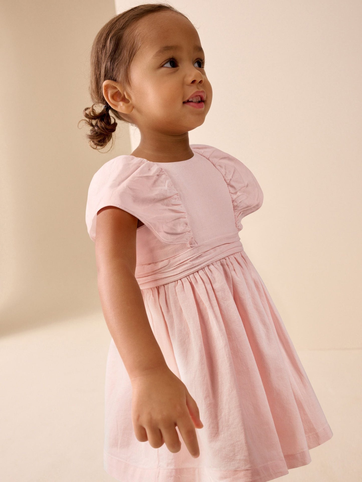 Pale Pink Angel Sleeve Prom Dress (3mths-8yrs) image 3