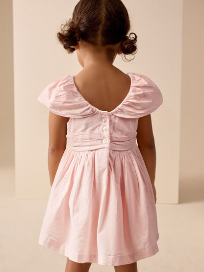 Pale Pink Angel Sleeve Prom Dress (3mths-8yrs) image 4