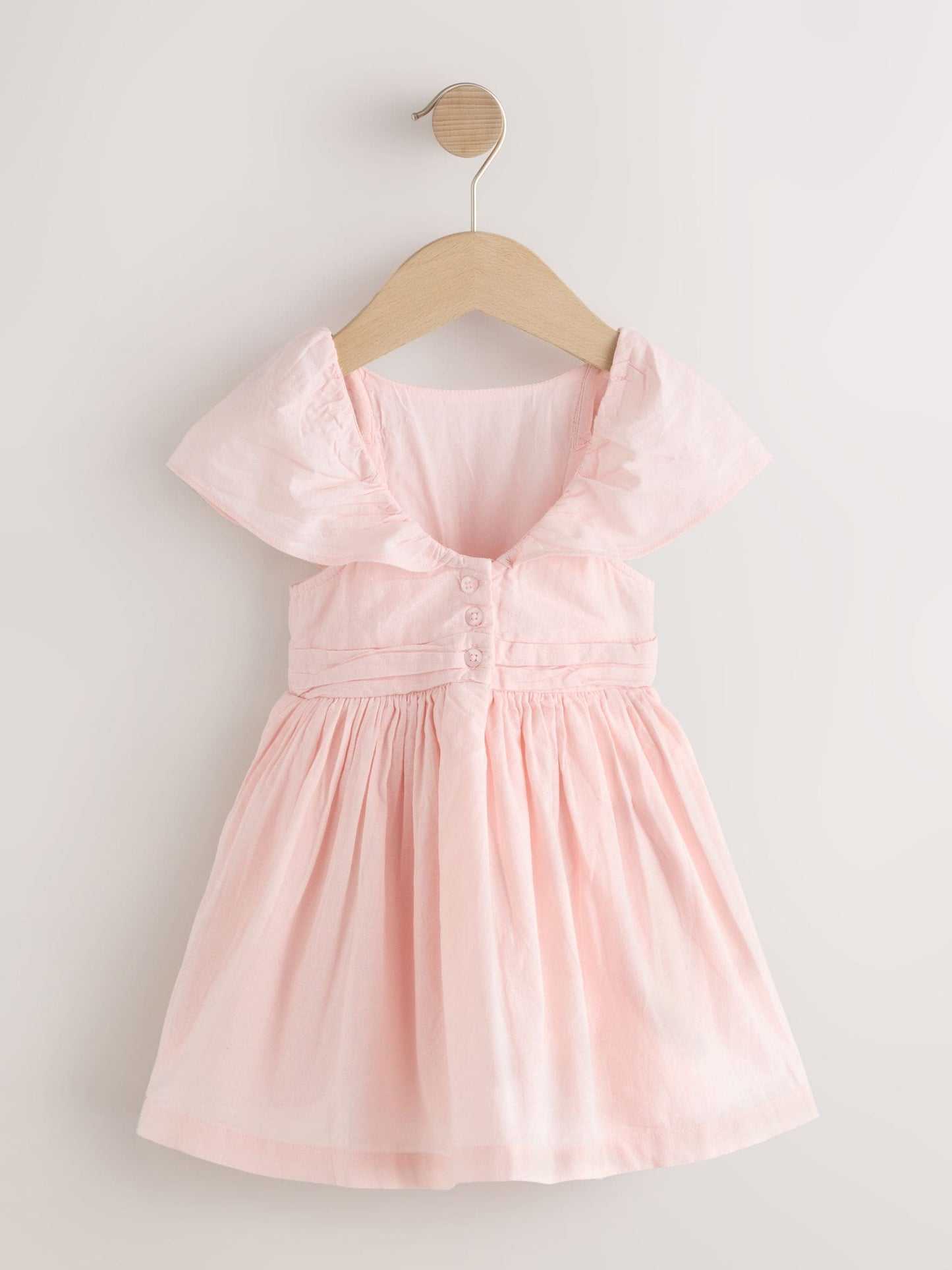 Pale Pink Angel Sleeve Prom Dress (3mths-8yrs) image 6