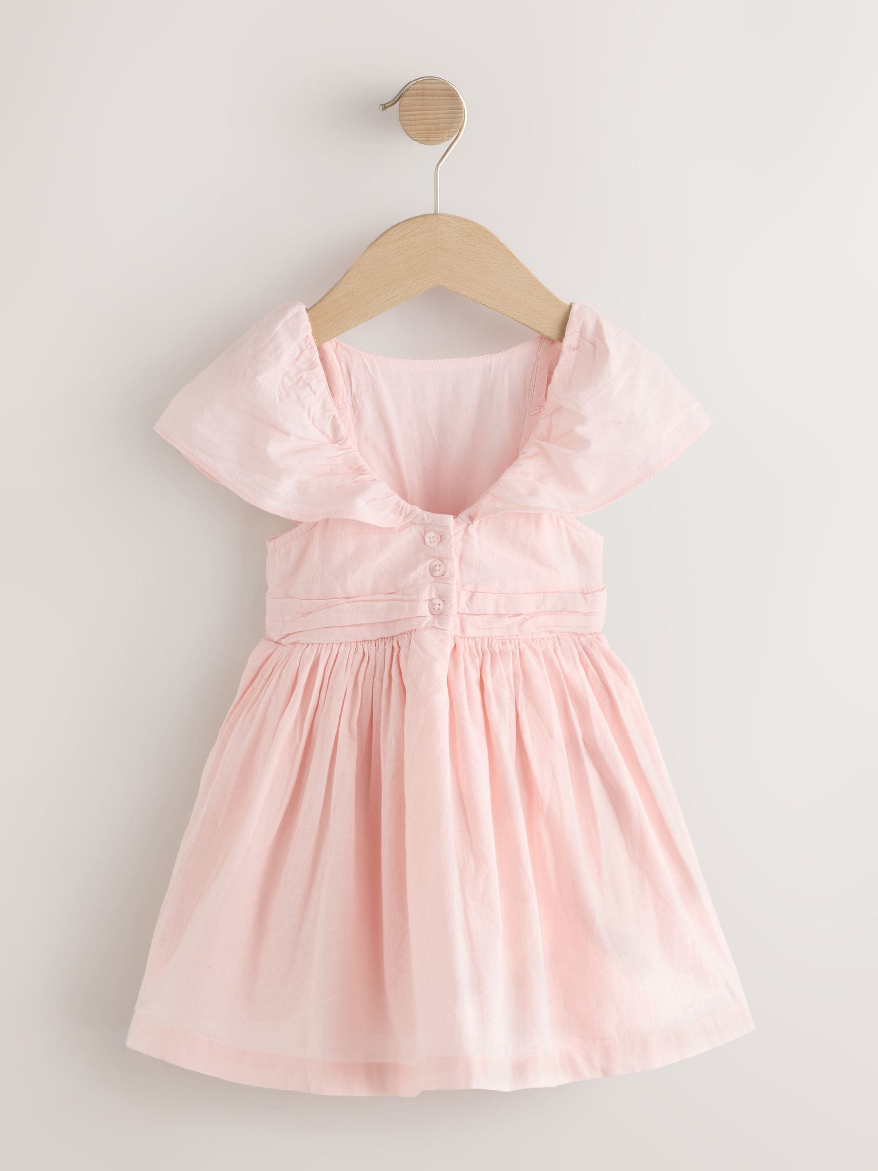 Pale Pink Angel Sleeve Prom Dress (3mths-8yrs) image 6