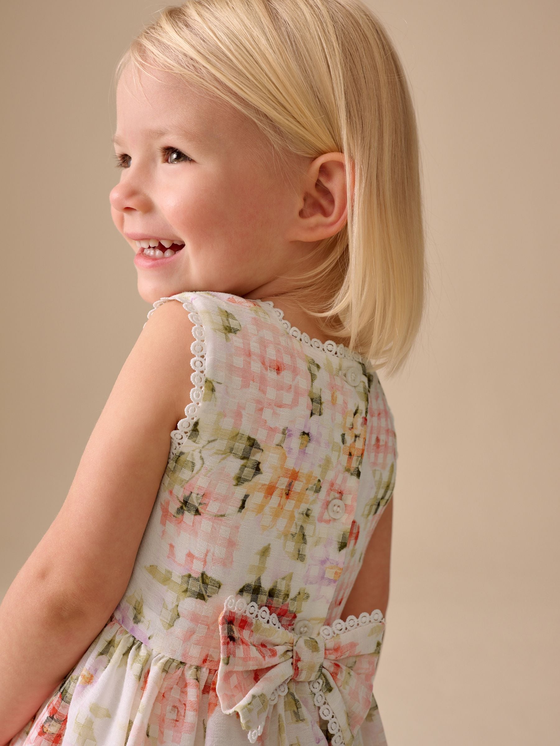 Pale Pink Floral Prom Dress (3mths-8yrs) image 4
