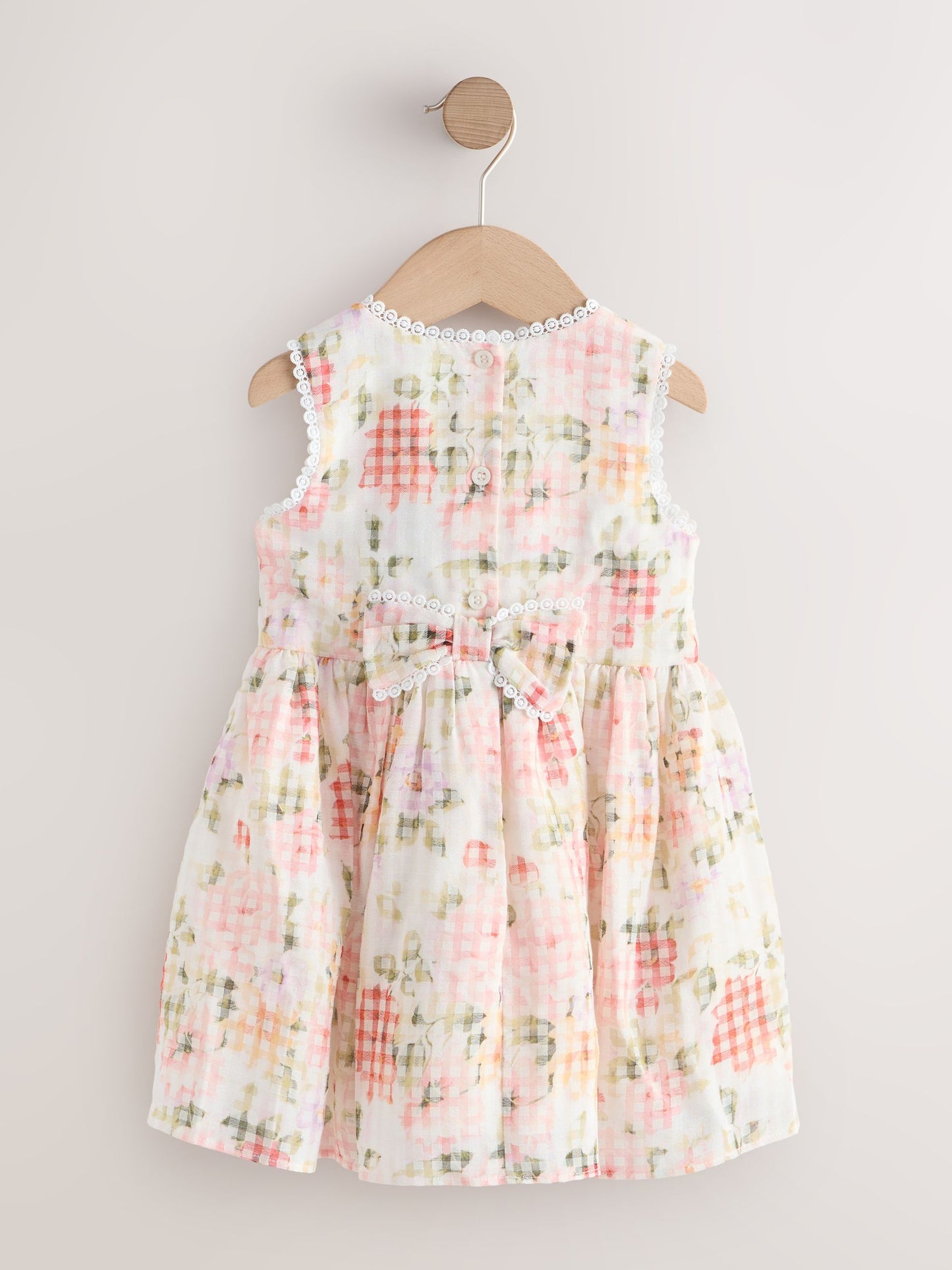 Pale Pink Floral Prom Dress (3mths-8yrs) image 6