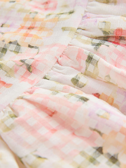 Pale Pink Floral Prom Dress (3mths-8yrs) image 8