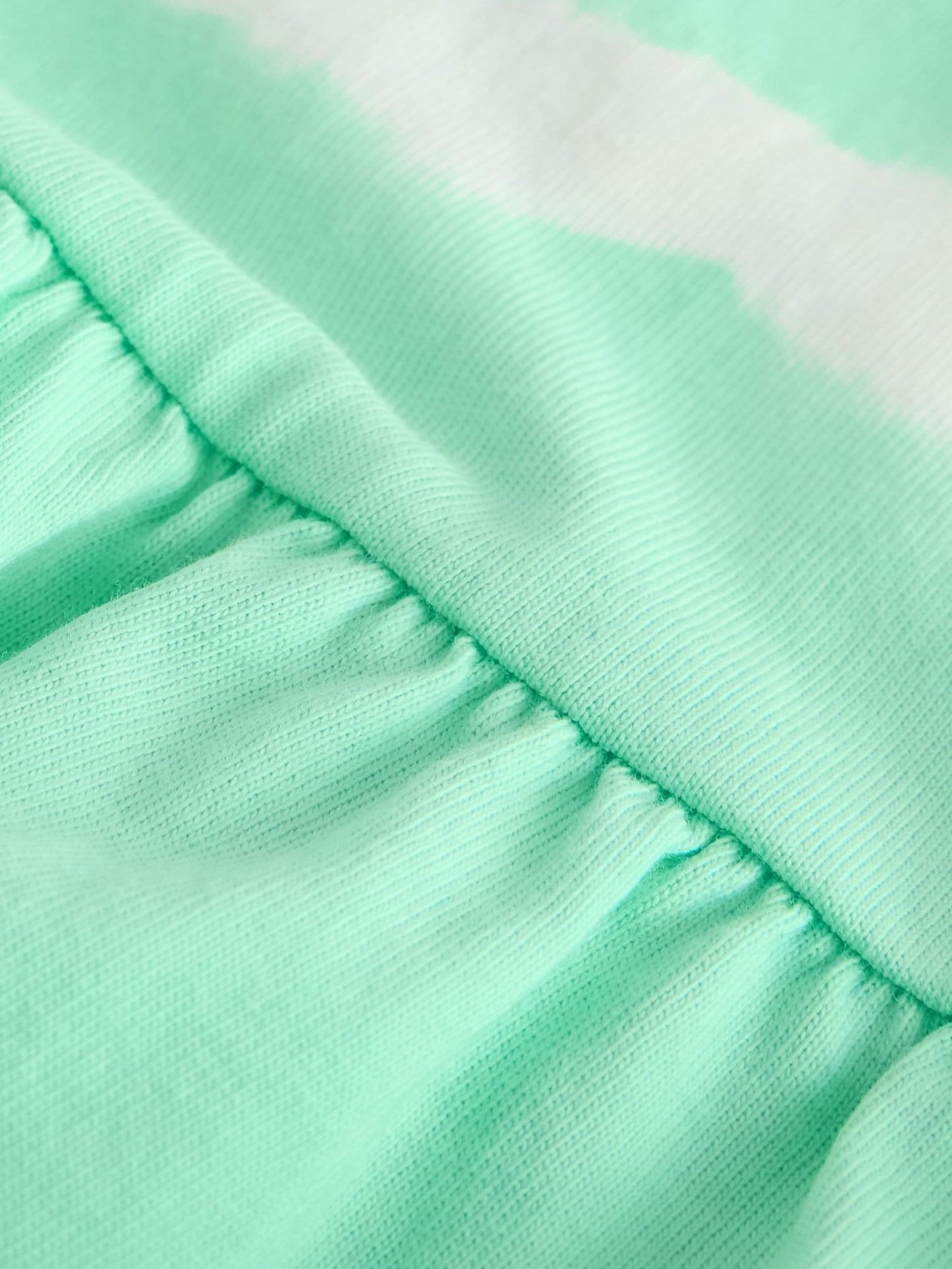 Mint Green Tie-Dye Twist Back Summer Dress (3-16yrs) image 9