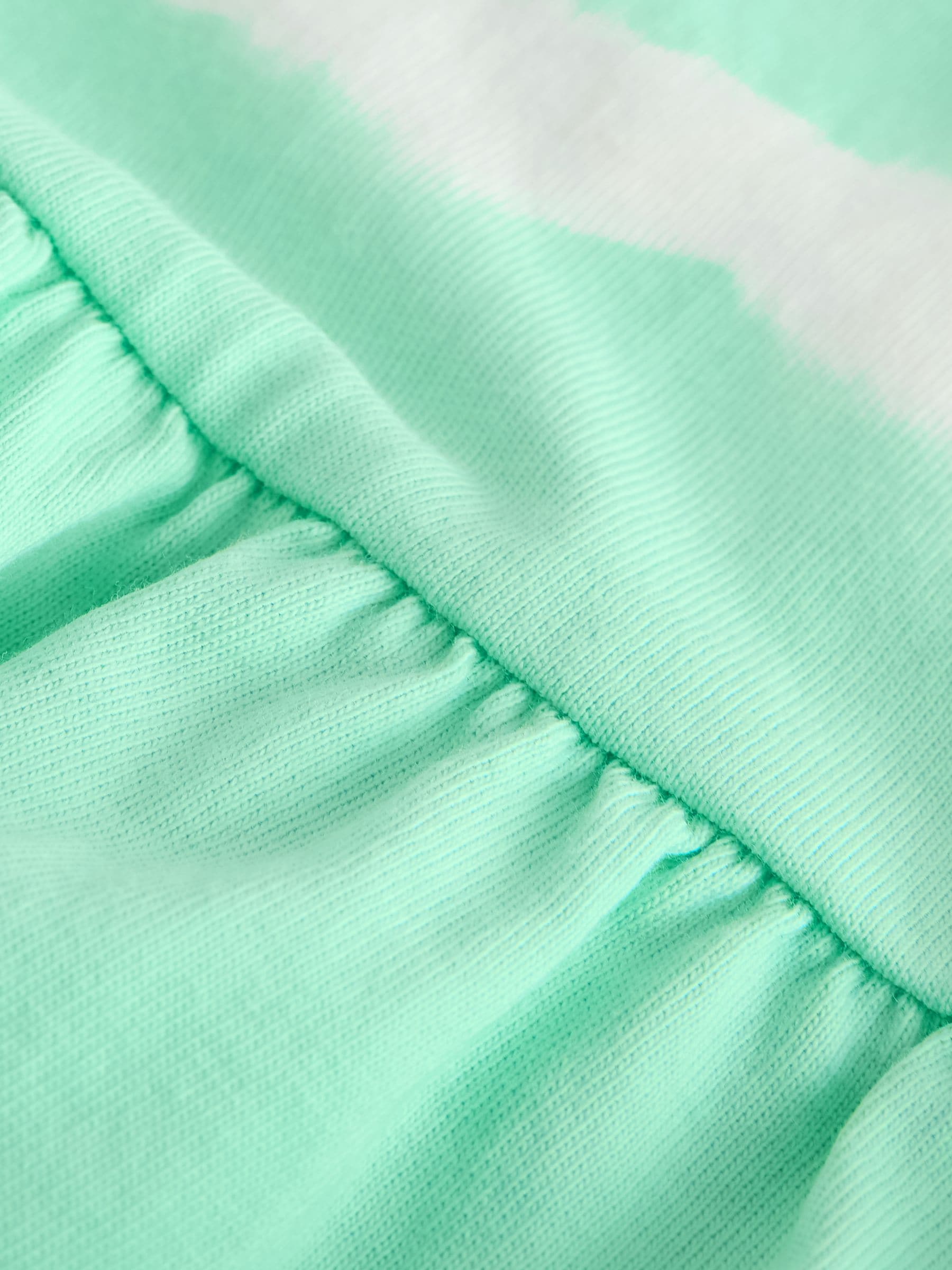 Mint Green Tie-Dye Twist Back Summer Dress (3-16yrs) image 9