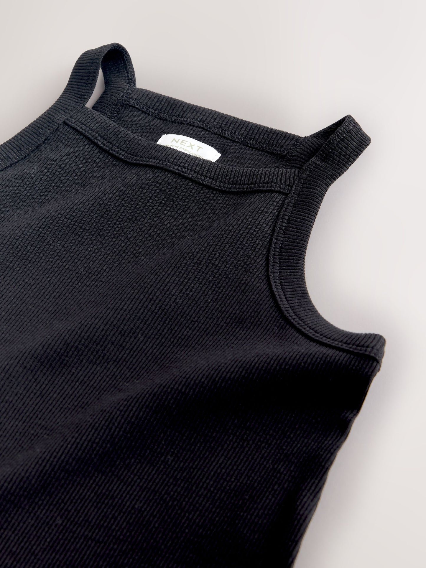 Black Rib Racer Dress (3-16yrs) image 6