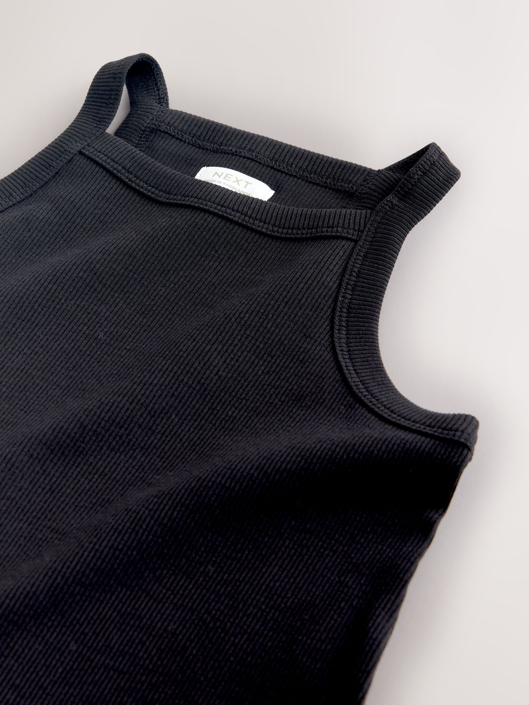 Black Rib Racer Dress (3-16yrs) image 6