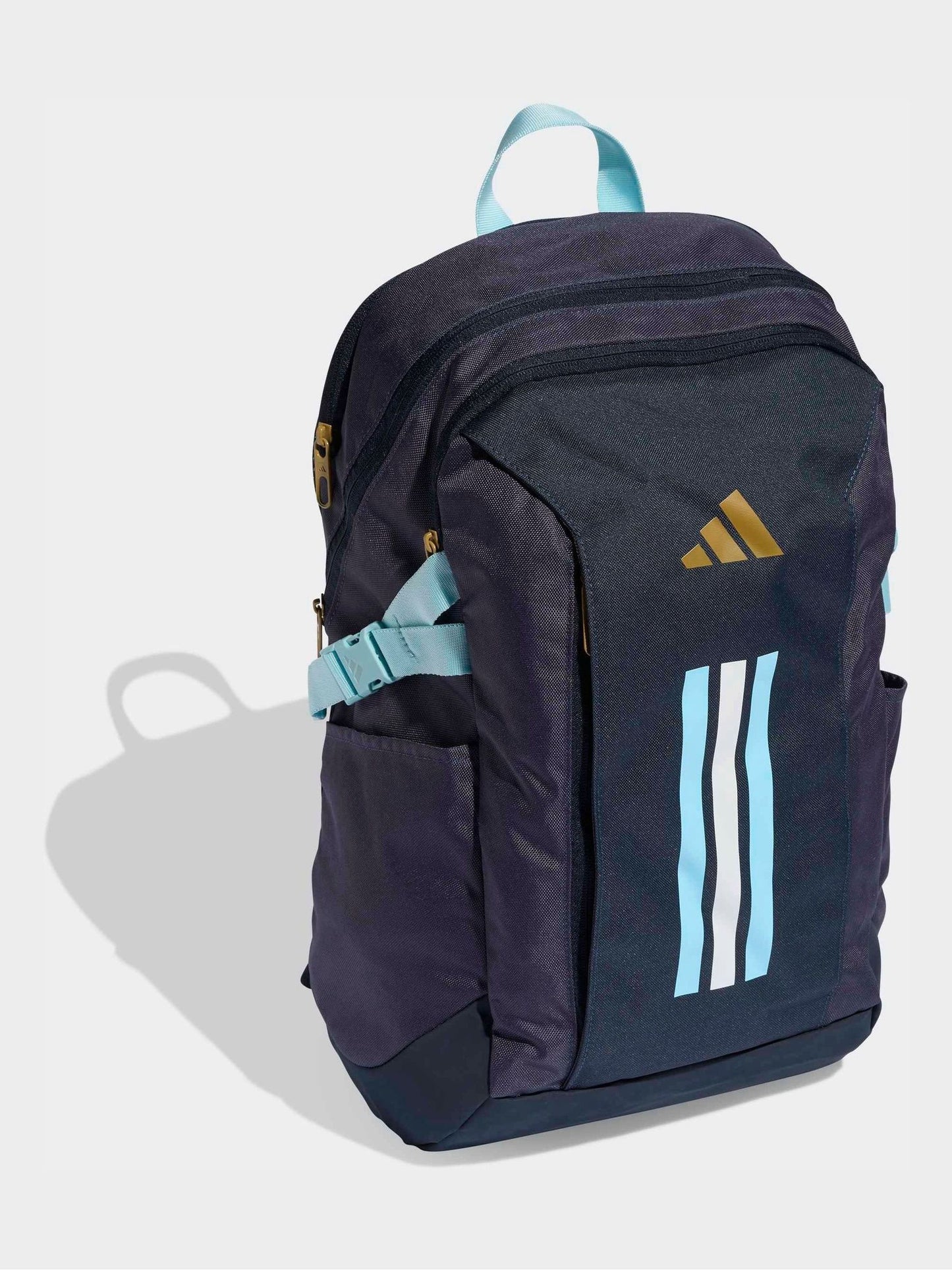 adidas Navy Blue 3 Stripe VIII Bag image 1
