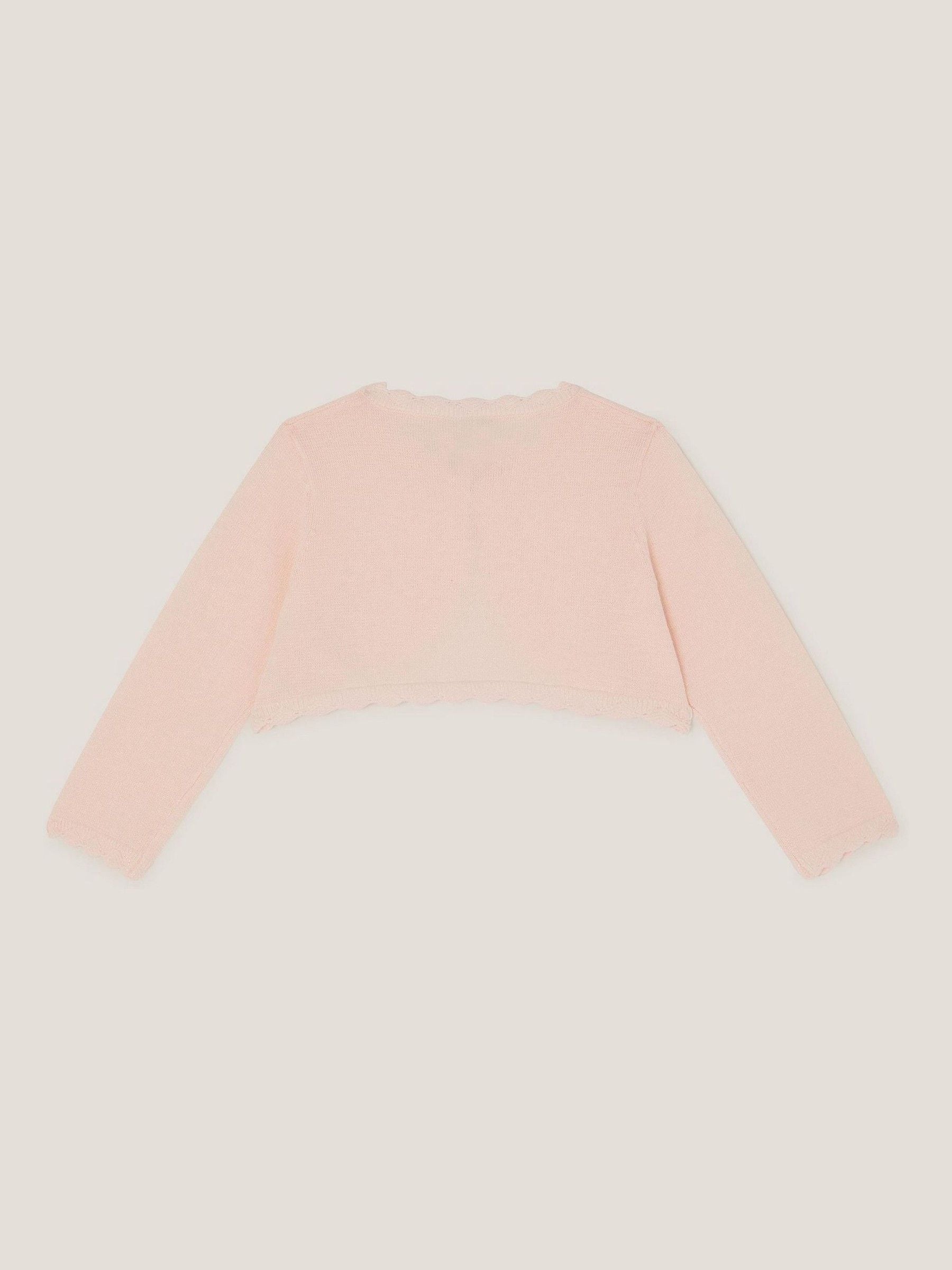 Dsiney Kidz - Monsoon Pink Baby Maeve Cardigan image 2