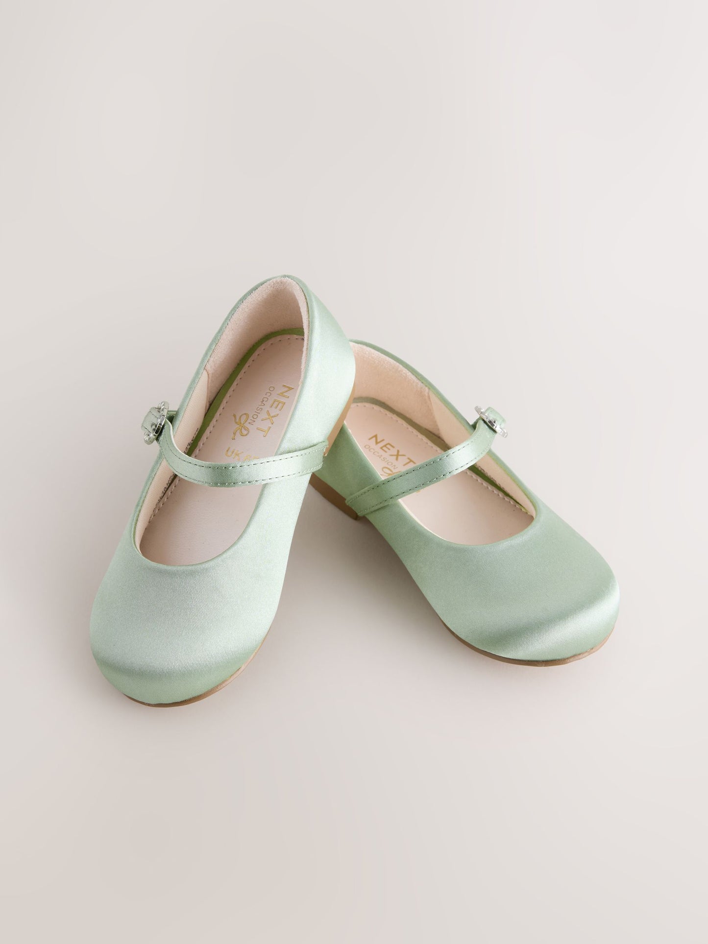 Green Standard Fit (F) Flower Girl Occasion Mary Jane Shoes image 5