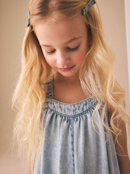 Dsiney Kidz - Blue Denim Barrel Leg Jumpsuit (3-16yrs) image 4