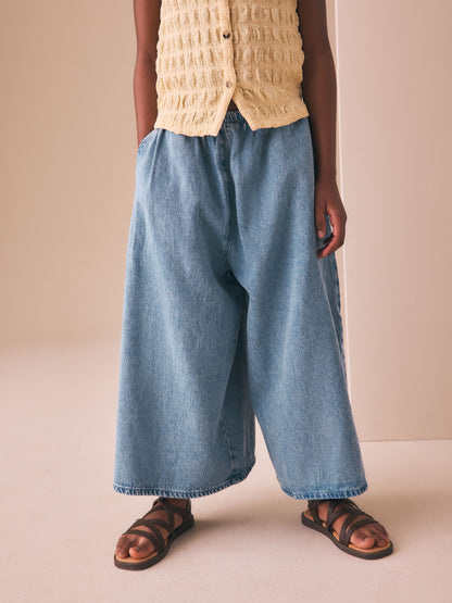 Dsiney Kidz - Mid Denim Culotte Trousers (3-16yrs) image 1