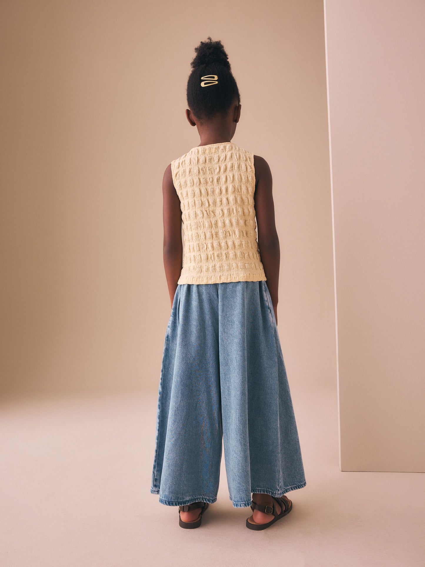 Dsiney Kidz - Mid Denim Culotte Trousers (3-16yrs) image 3