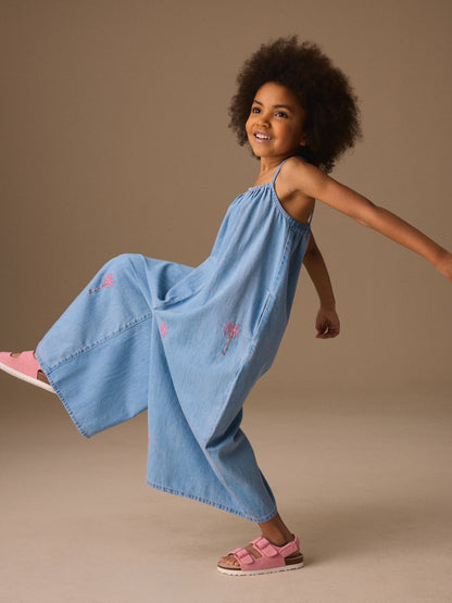 Dsiney Kidz - Denim Strappy Playsuit (3-16yrs) image 1