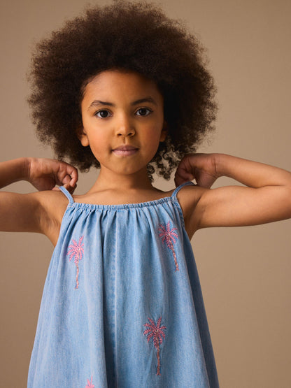 Dsiney Kidz - Denim Strappy Playsuit (3-16yrs) image 4