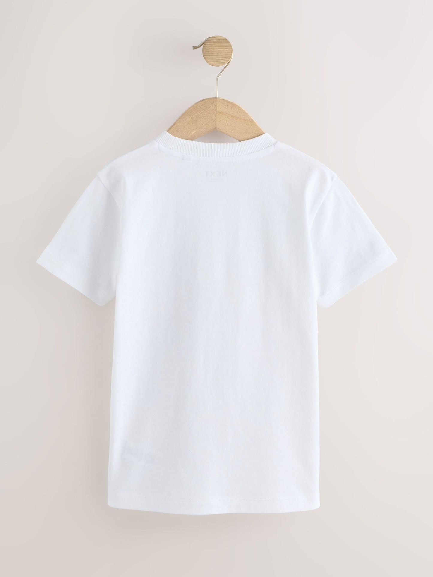 Dsiney Kidz - White/Gold Short Sleeve Graphic Football T-Shirt (3-16yrs) image 2