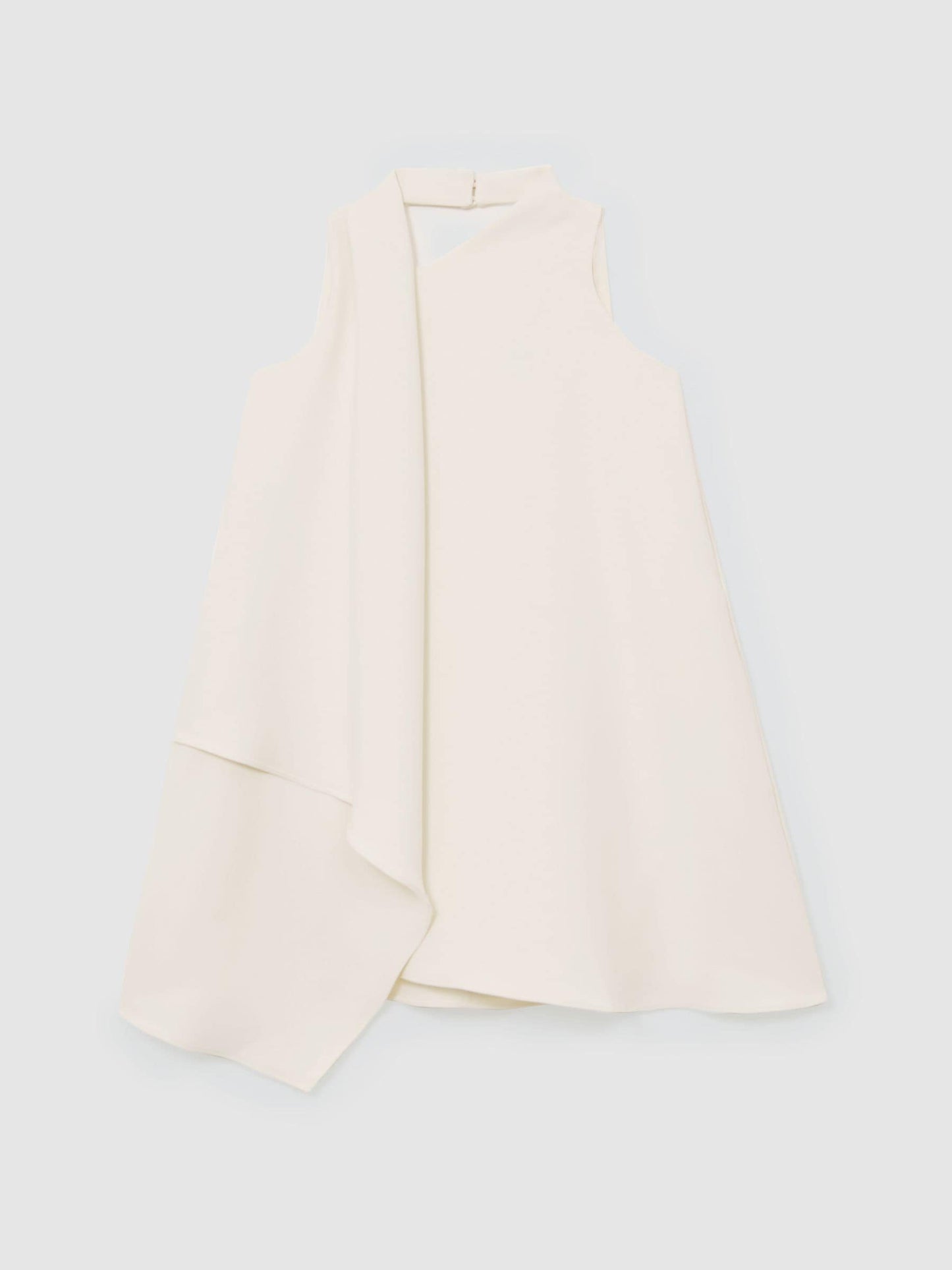 Reiss Ivory Zoe 3-9 yrs Draped Sleeveless Shift Dress image 2