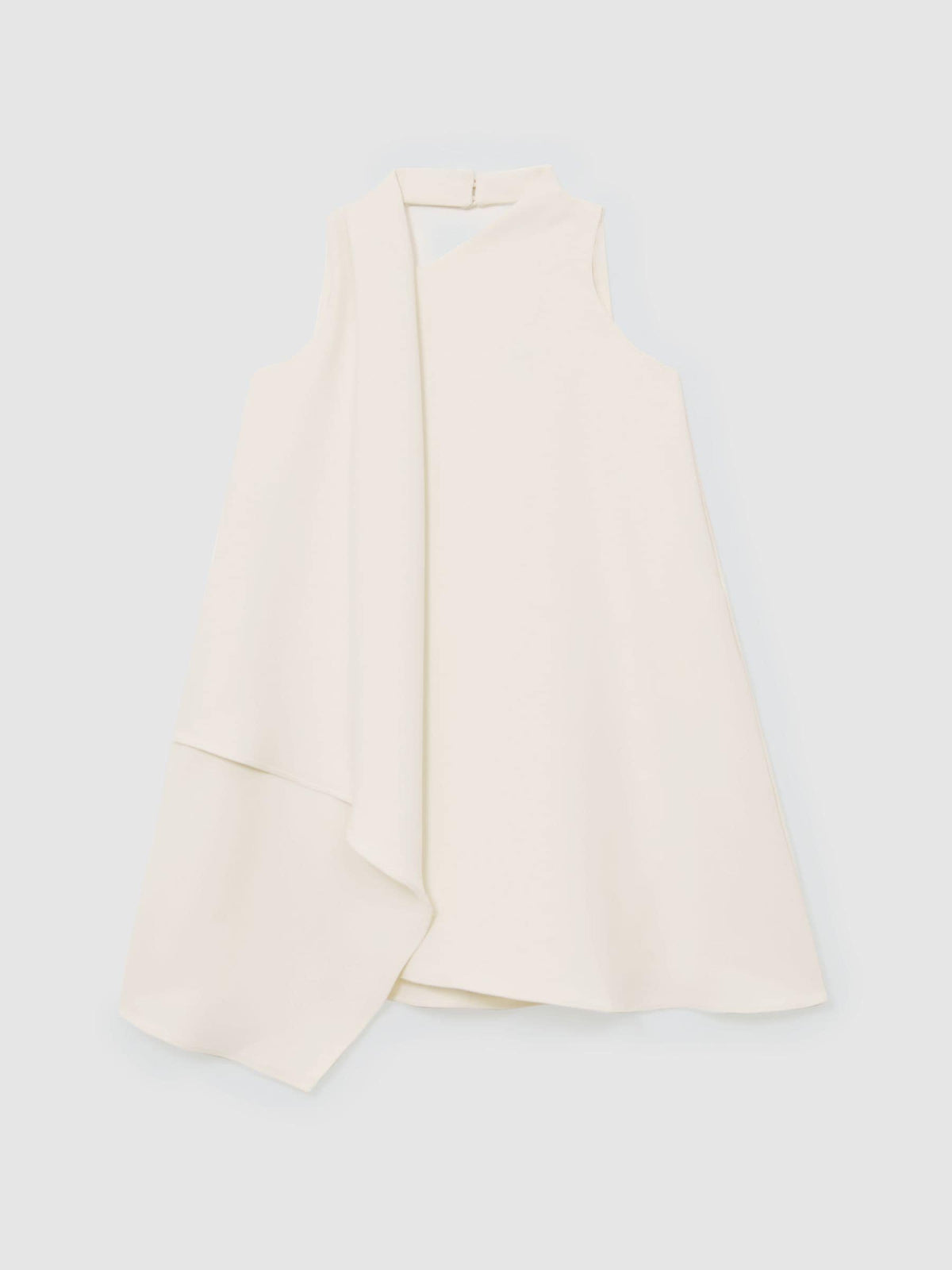 Reiss Ivory Zoe 3-9 yrs Draped Sleeveless Shift Dress image 2