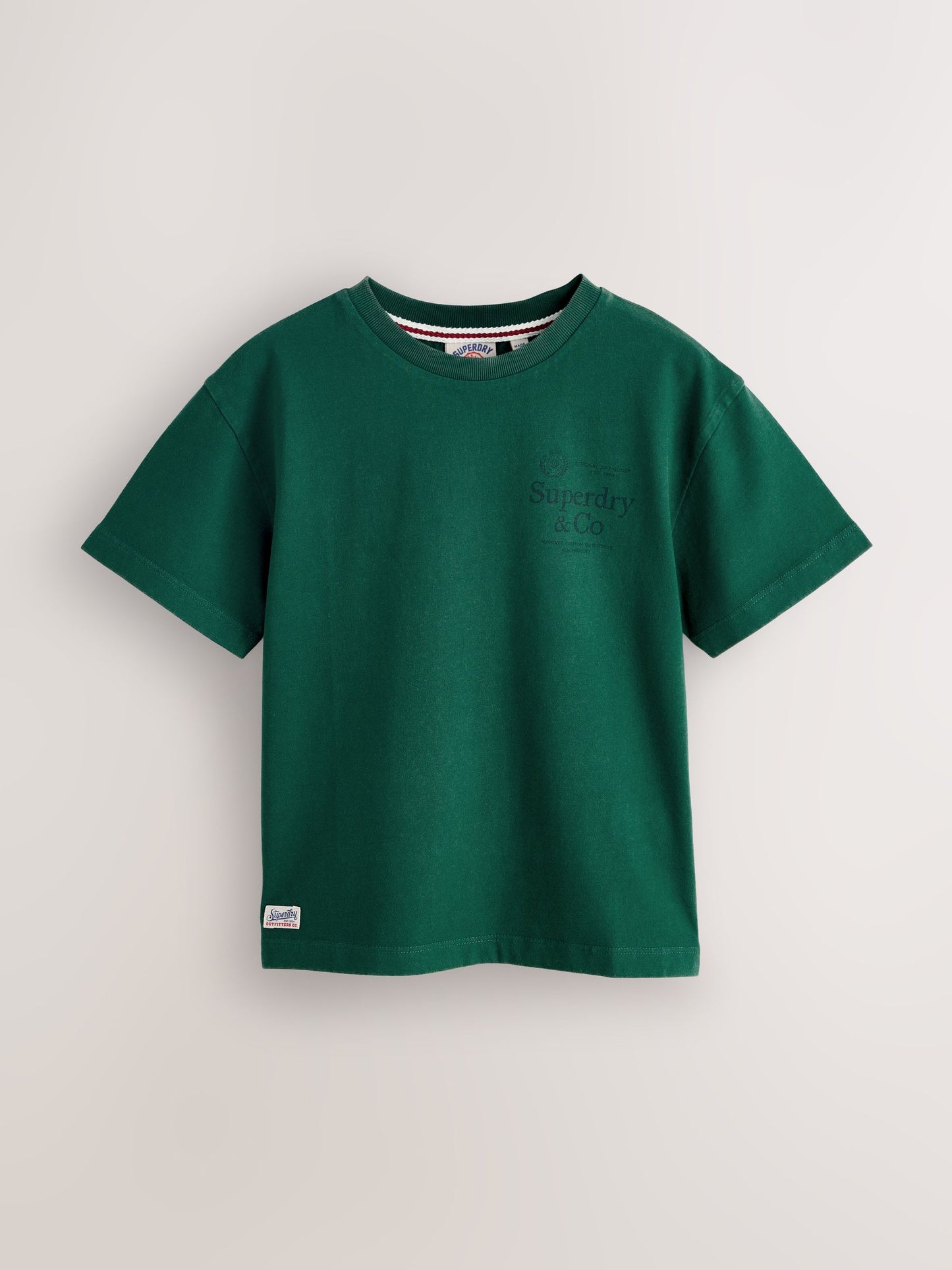 Superdry Green/Blue T-Shirts 3 Pack image 4